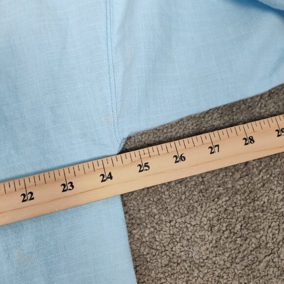 Mavi Women's Button Down Shirt in Blue Butterfly Oversized Size Small Bohemian - Picture 7 of 8